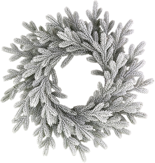 Венок Max Christmas Рождественский Заснеженный Версальский / ВВРЗ 70 - фото