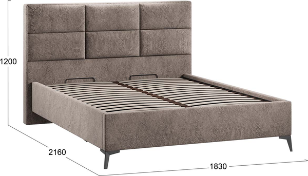 Двуспальная кровать ТриЯ Делана Тип 1 160x200