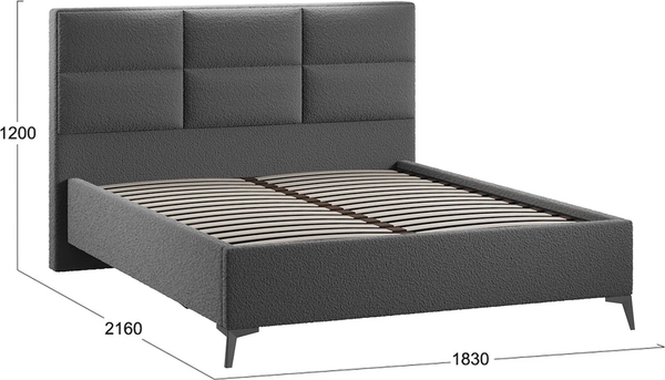 Двуспальная кровать ТриЯ Делана Тип 1 160x200