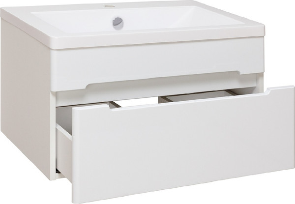 Тумба с умывальником Runo Парма 60 + Omega 60
