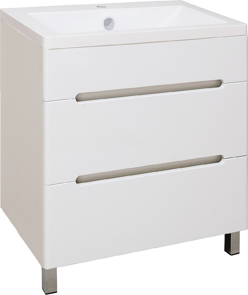 Тумба с умывальником Runo Парма 75 + Omega 75