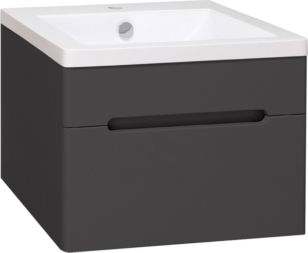 Тумба с умывальником Runo Парма 60 + Omega 60