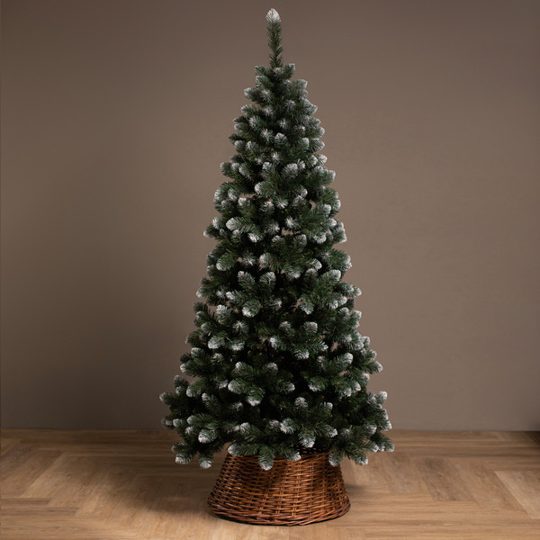 Ель искусственная Ёлушка Новогодняя Иней / ЕНОВИ 18