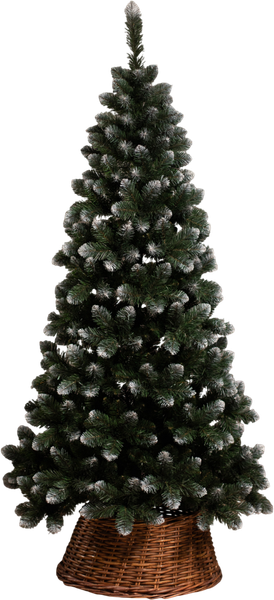 Ель искусственная Ёлушка Новогодняя Иней / ЕНОВИ 21 - фото