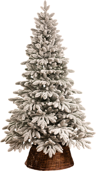 Ель искусственная Ёлушка Донская заснеженная / ЕДОНЗ 15 - фото