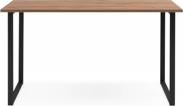 Обеденный стол Notta Лиман 117х77 / 615151 (дуб крафт золотой/черный матовый) - фото