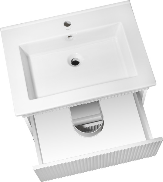 Тумба с умывальником Runo Модена 65 + Оскар 65