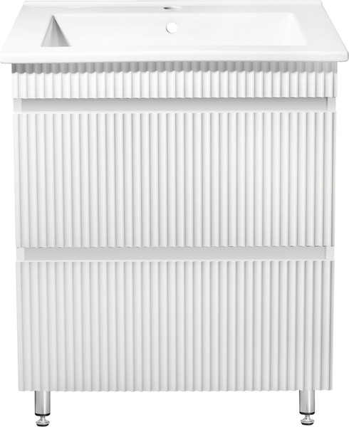 Тумба с умывальником Runo Модена 65 + Оскар 65