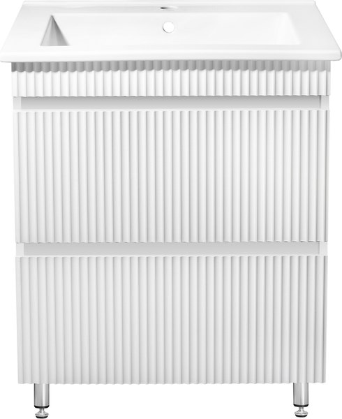 Тумба с умывальником Runo Модена 75 + Оскар 75