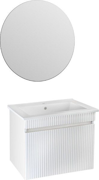 Тумба с умывальником Runo Модена 75 + Оскар 75