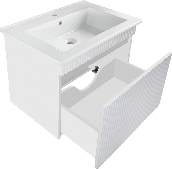 Тумба с умывальником Runo Модена 75 + Оскар 75