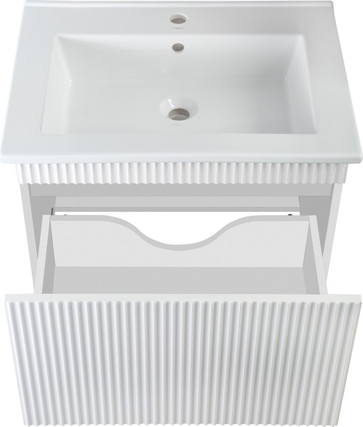 Тумба с умывальником Runo Модена 75 + Оскар 75