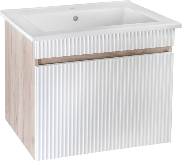 Тумба с умывальником Runo Модена 75 + Оскар 75 - фото