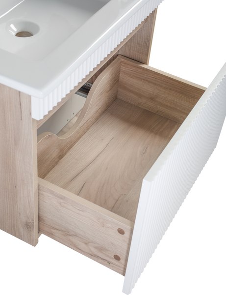 Тумба с умывальником Runo Модена 75 + Оскар 75