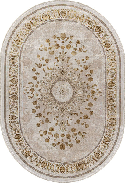 Ковер Arda Zarina A123B-OVAL-CREAM-GOLD FDY - фото