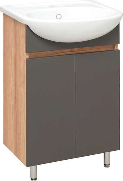 Тумба с умывальником Runo Лада 50 + Уют 50