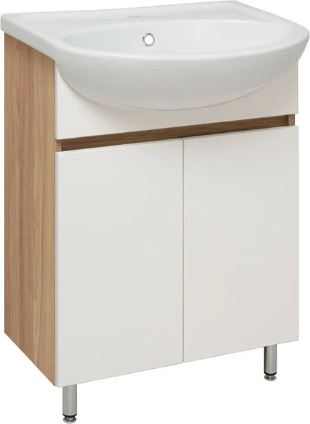 Тумба с умывальником Runo Лада 60 + Уют 60