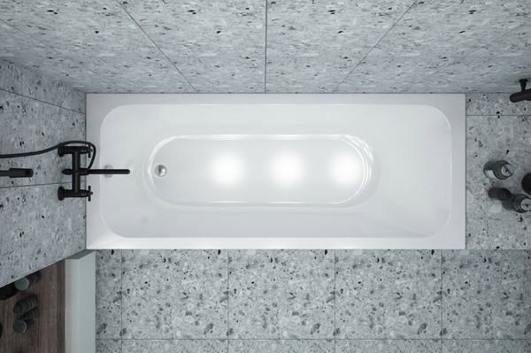 Ванна акриловая МетаКам Strict 180x70