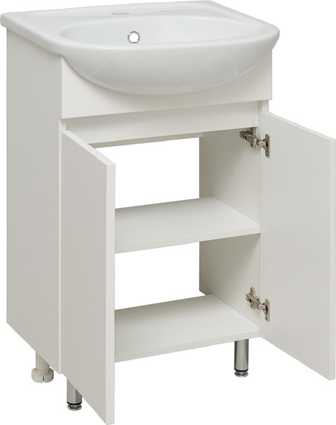 Тумба с умывальником Runo Лада 50 + Уют 50