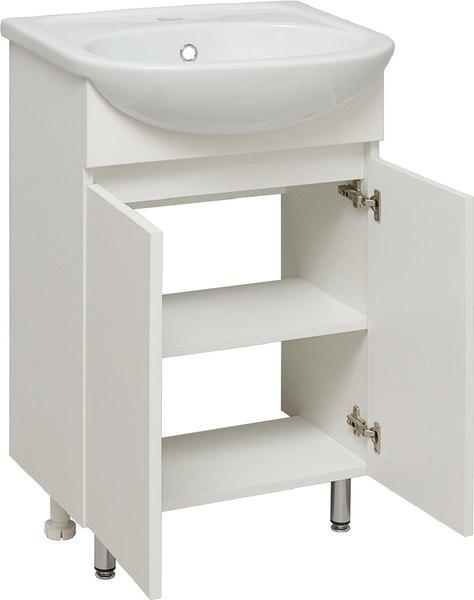 Тумба с умывальником Runo Лада 60 + Уют 60