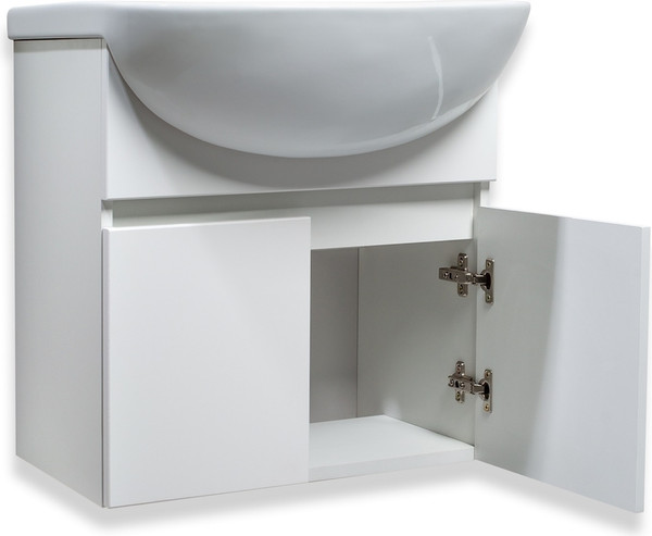 Тумба с умывальником Runo Лада 50 + Уют 50