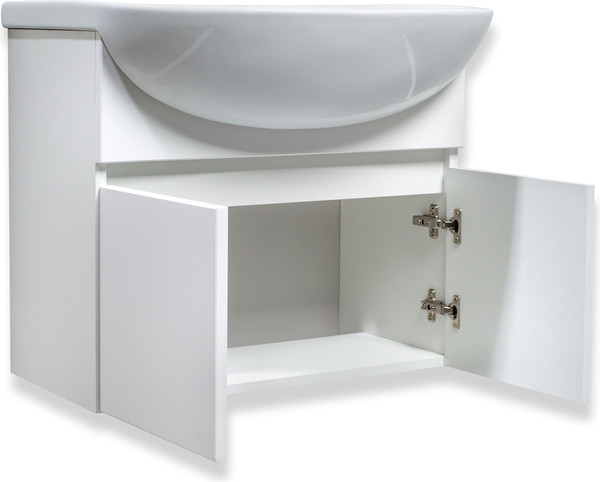 Тумба с умывальником Runo Лада 50 + Уют 50