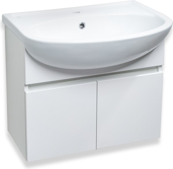 Тумба с умывальником Runo Лада 60 + Уют 60