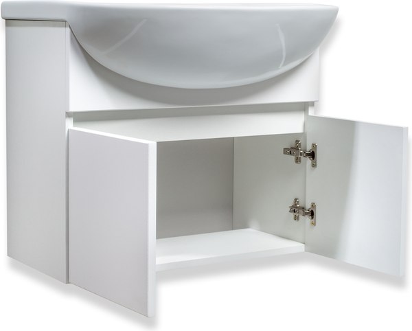 Тумба с умывальником Runo Лада 60 + Уют 60