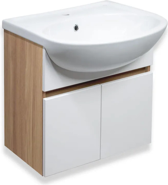 Тумба с умывальником Runo Лада 60 + Уют 60