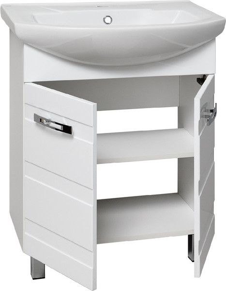 Тумба с умывальником Runo Турин 65 + Элеганс 65