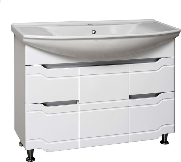 Тумба с умывальником Runo Стиль 105 + Стиль 1050