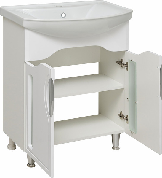 Тумба с умывальником Runo Толедо 65 + Стиль 65