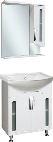 Тумба с умывальником Runo Толедо 65 + Стиль 65