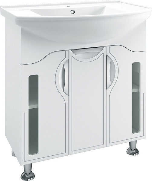 Тумба с умывальником Runo Толедо 75 + Стиль 75