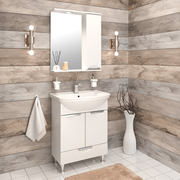 Тумба с умывальником Runo Барселона 65 + Стиль 65