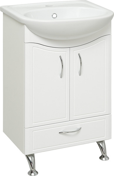 Тумба с умывальником Runo Севилья 50 + Уют 50