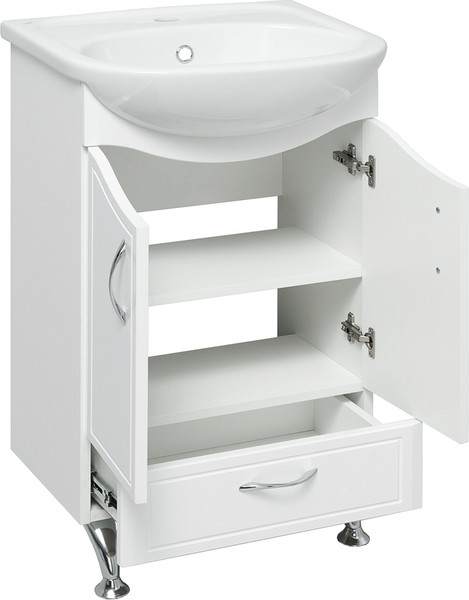 Тумба с умывальником Runo Севилья 50 + Уют 50