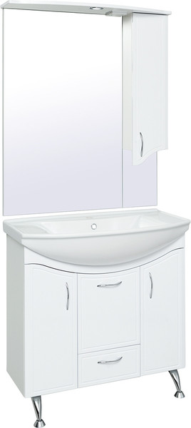 Тумба с умывальником Runo Севилья 85 + Стиль 85