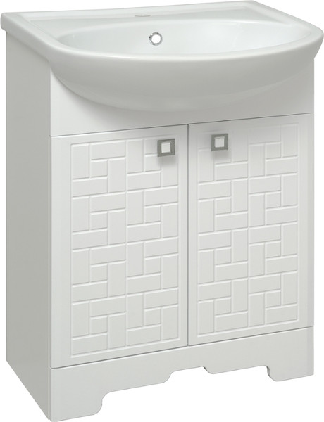 Тумба с умывальником Runo Авила 60 + Уют 60