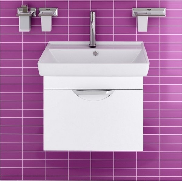 Тумба с умывальником Runo Ибица 50 + Мини 50 - фото