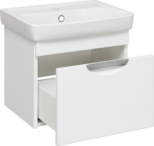 Тумба с умывальником Runo Ибица 50 + Мини 50