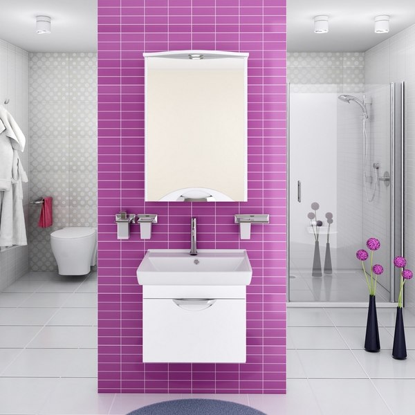 Тумба с умывальником Runo Ибица 50 + Мини 50