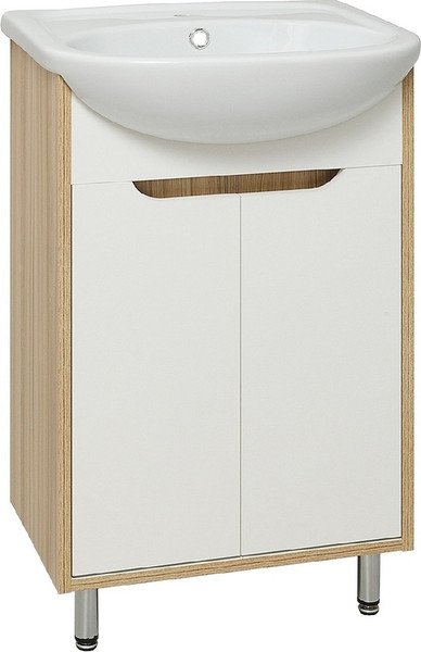 Тумба с умывальником Runo Эко 50 + Уют 50