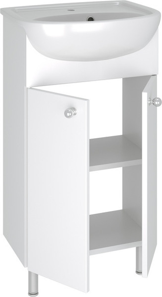 Тумба с умывальником Runo Уют 45 + Уют 45