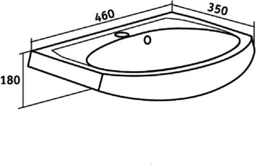 Тумба с умывальником Runo Уют 45 + Уют 45