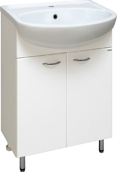 Тумба с умывальником Runo Уют 55 + Уют 55 - фото