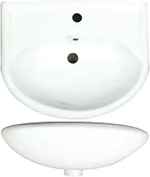 Тумба с умывальником Runo Уют 55 + Уют 55