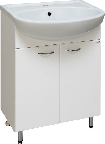 Тумба с умывальником Runo Уют 60 + Уют 60 - фото