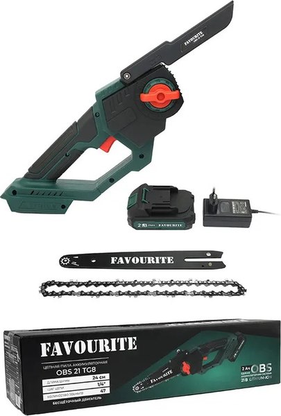 Пила цепная аккумуляторная Favourite OBS 21 TG8