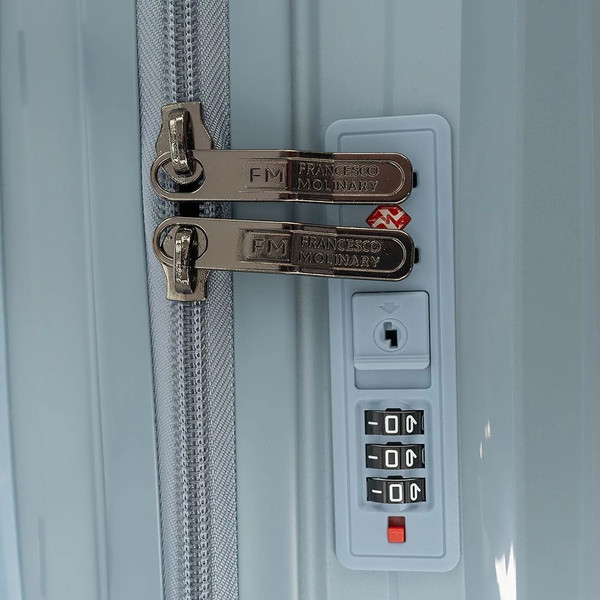 Чемодан на колесах Francesco Molinary 344-PP31/4-18BLU